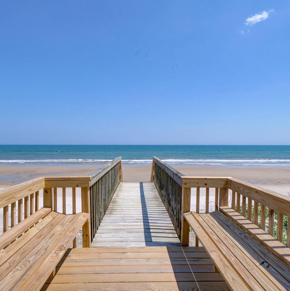 North Topsail Beach oceanfront townhomes