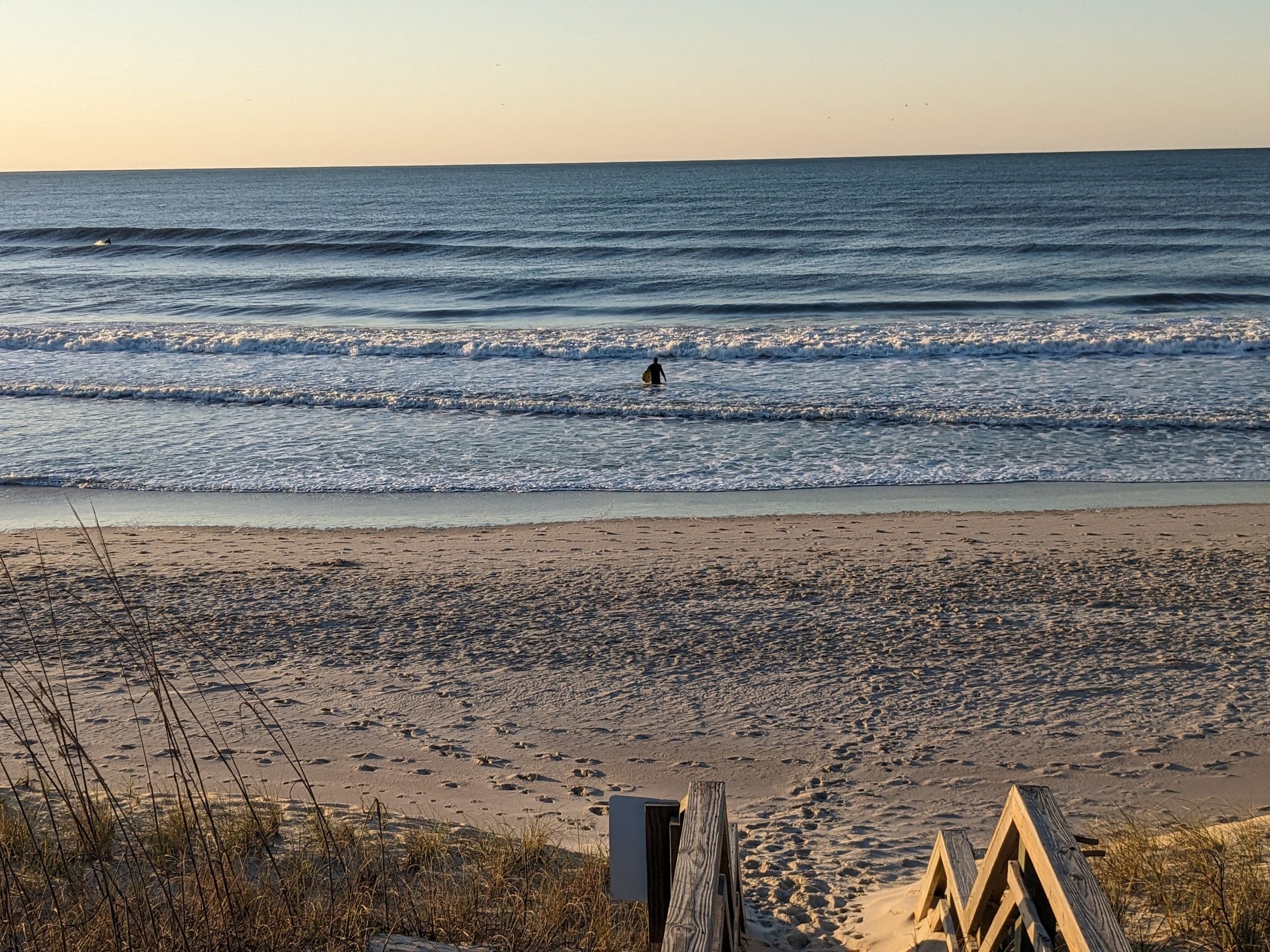 The beach at Topsail Island, North Carolina