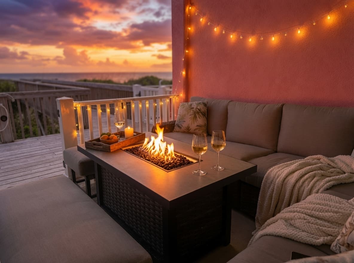 God's Grace oceanfront beach house with gated oceanfront deck, North Topsail Beach NC